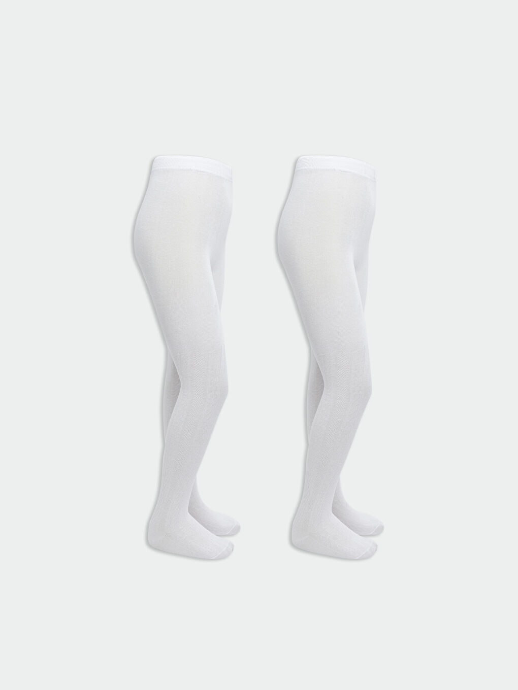 LCW Kids Basic Girls' Tights 2 Pack -W51568Z4-JYX
