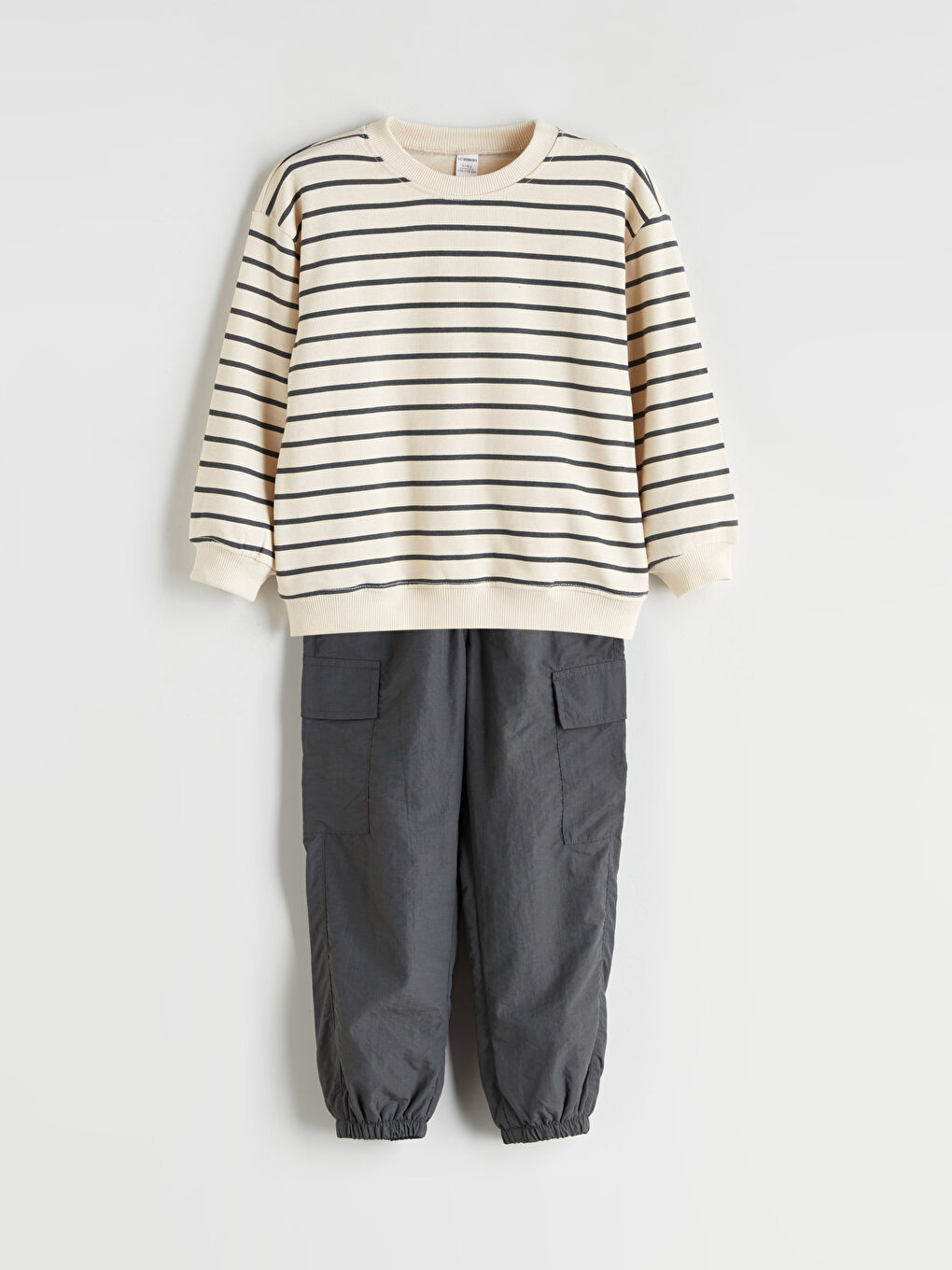 LCW Kids Crew Neck Boys' Set -W51572Z1-LQA