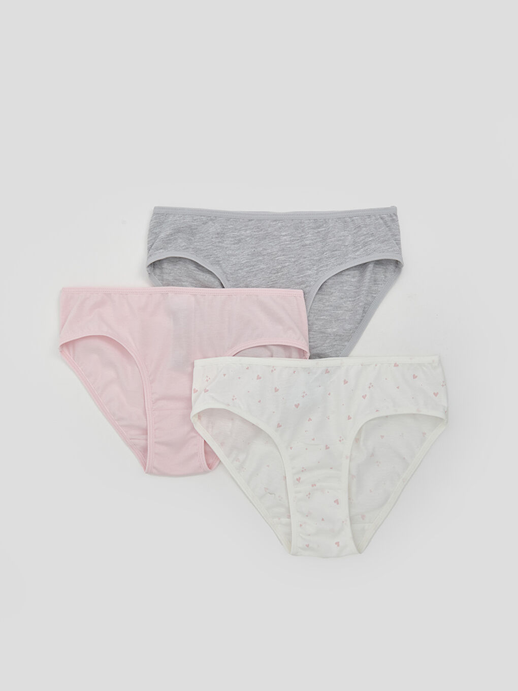 LCW Kids Printed Girl's Panties 3 pcs -W51577Z4-LRA