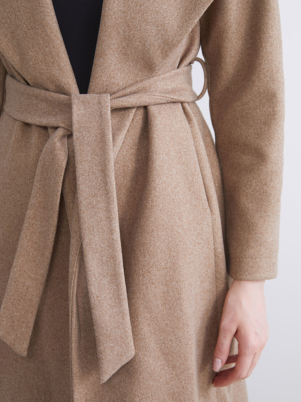 Jacket Collar Women's Cachet Overcoat-2