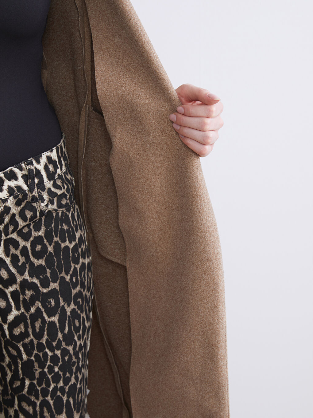Jacket Collar Women's Cachet Overcoat-3