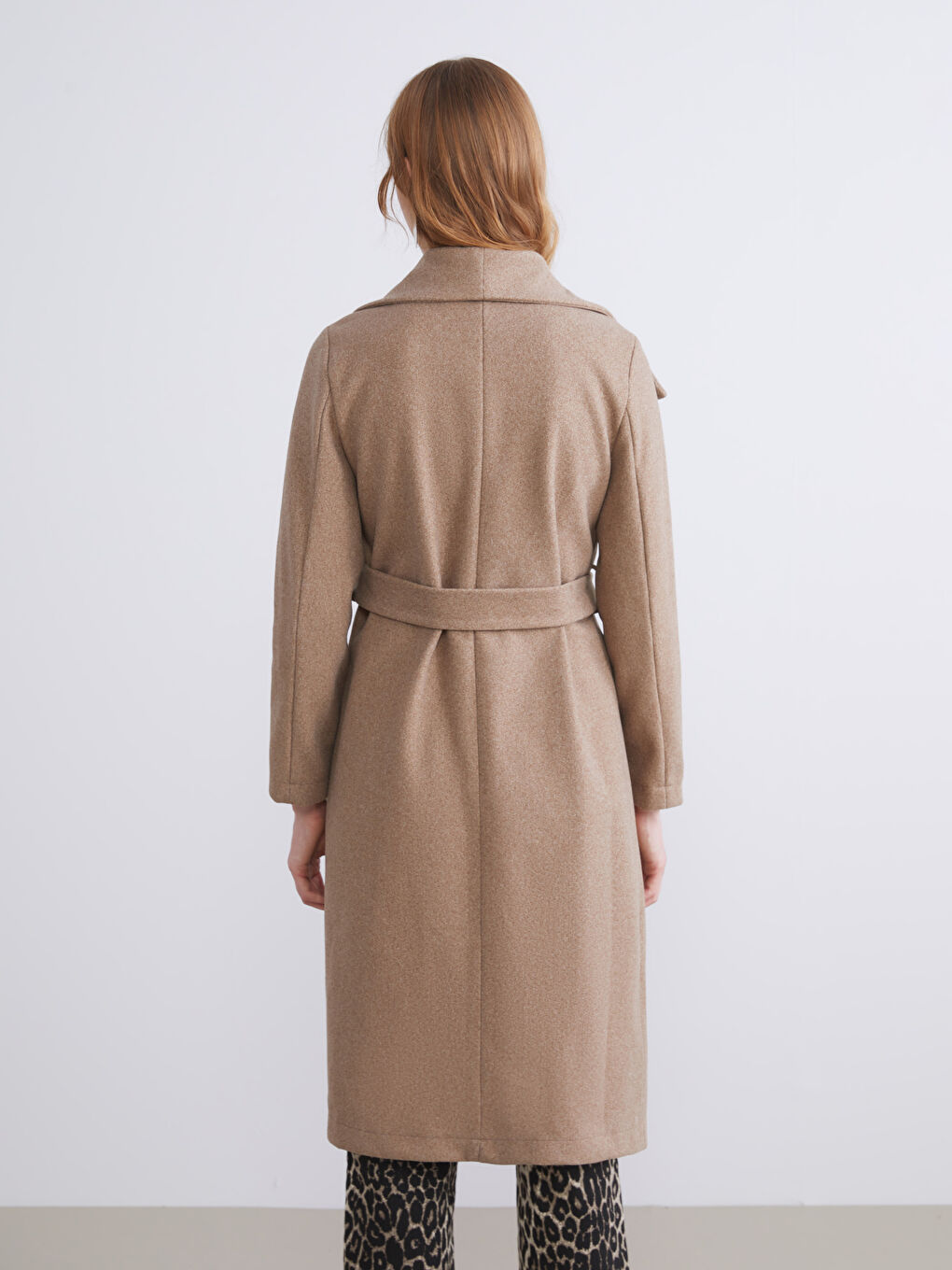 Jacket Collar Women's Cachet Overcoat-4