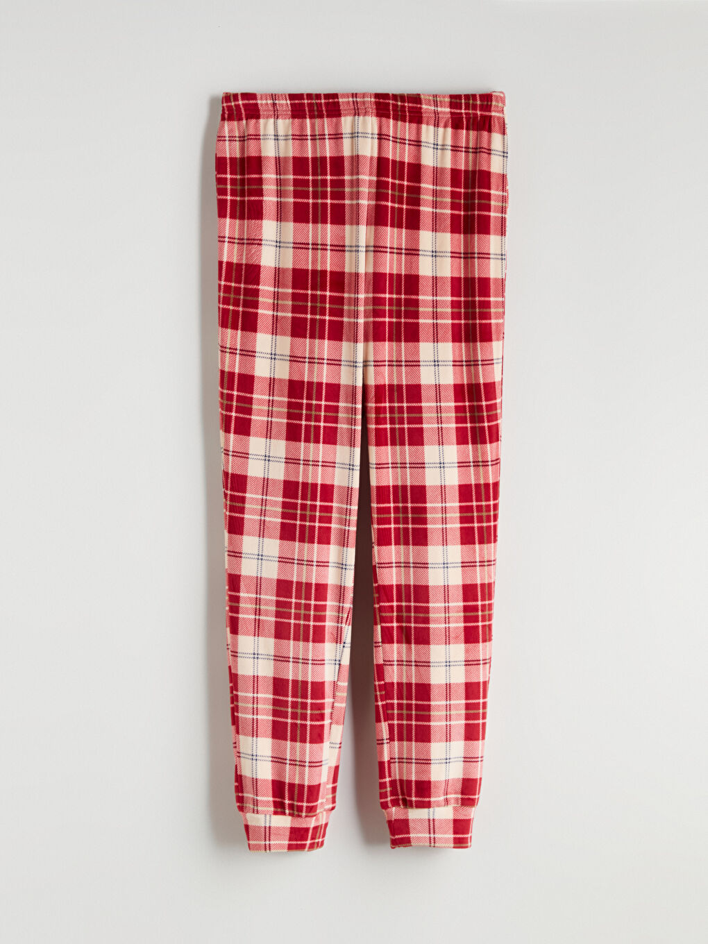 Crew Neck Embroidered Women's Plush Pyjama Set-3