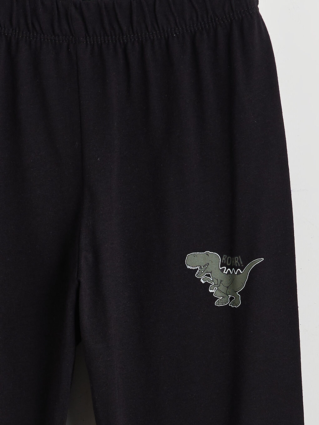 Siyah Baskılı Erkek Çocuk Pijama Alt-2