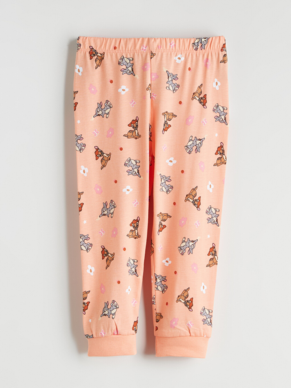 Mercan Bambi Baskılı Kız Çocuk Pijama Altı
