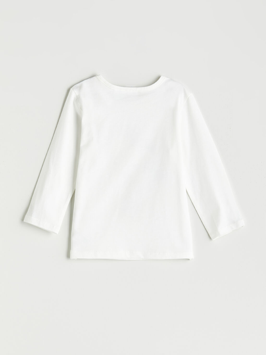 Ekru Minnie Mouse Baskılı Kız Çocuk Pijama Üst-1