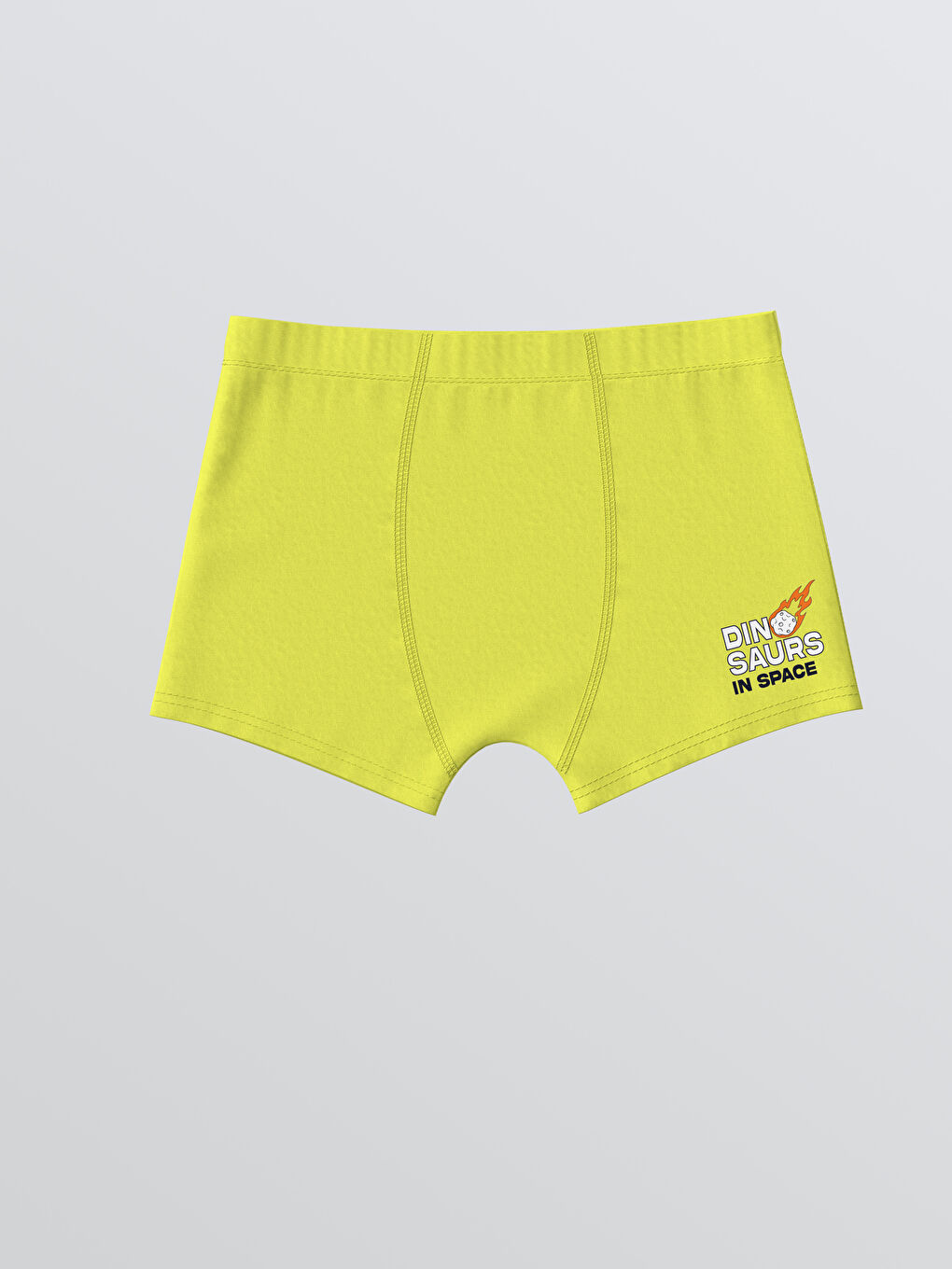 Sarı Baskılı Erkek Çocuk Boxer