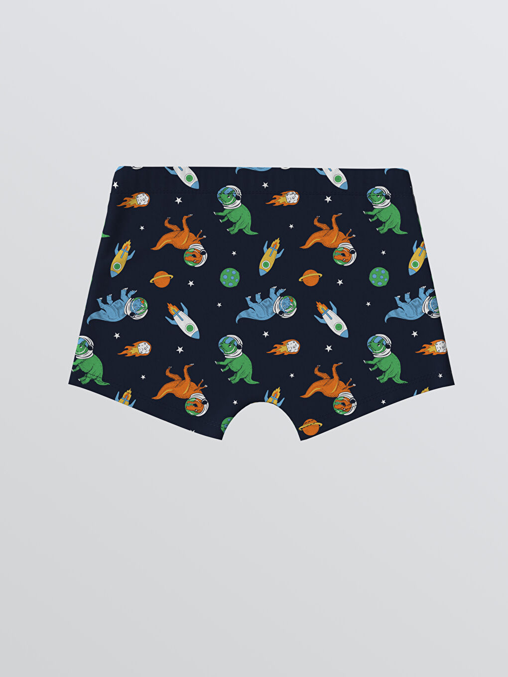 Lacivert Baskılı Erkek Çocuk Boxer-1