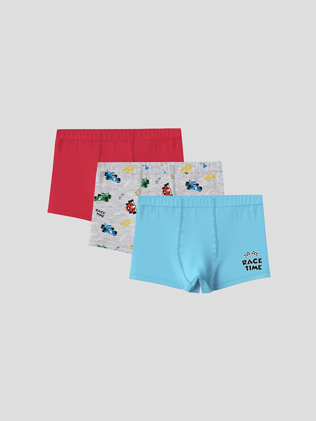 LCW Kids Štampane Bokserice za Dečake - Pakovanje od 3 komada -W51637Z4-998
