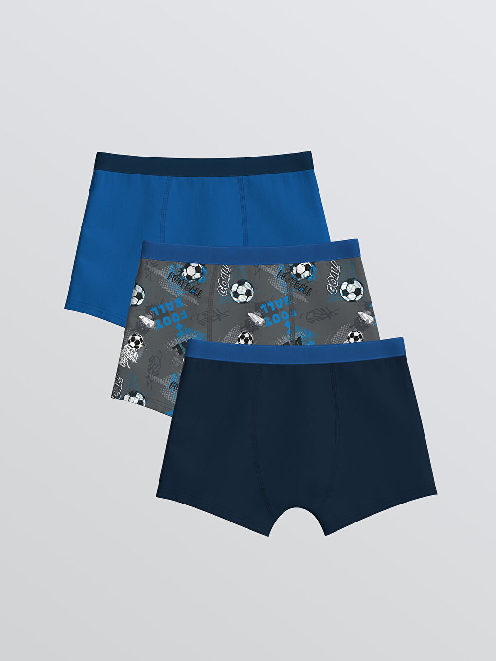 LCW Kids Printed Boys' Boxer Trunks 3-Pack -W51657Z4-LRX