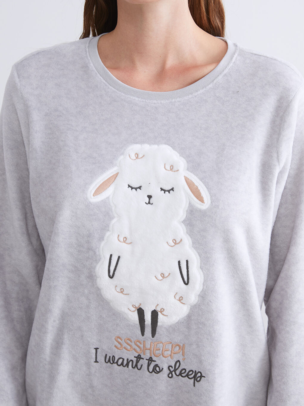 Woman GREY Pyjama Set-2