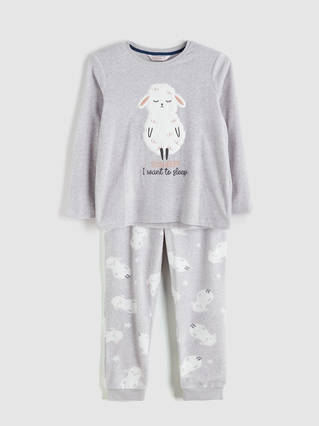 Woman GREY Pyjama Set-4