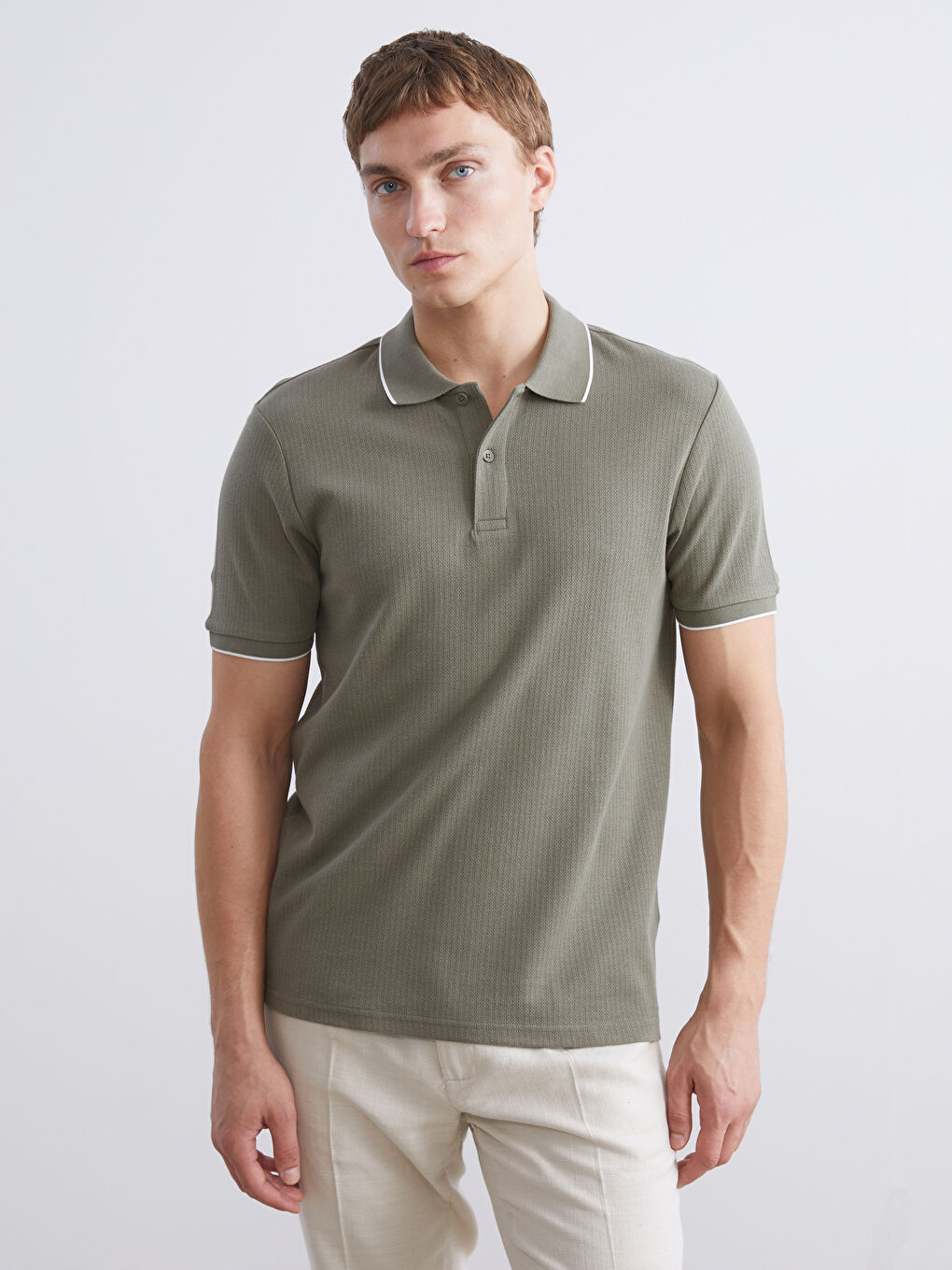 SOUTHBLUE Men's Polo Neck T-Shirt -W51695Z8-H4A