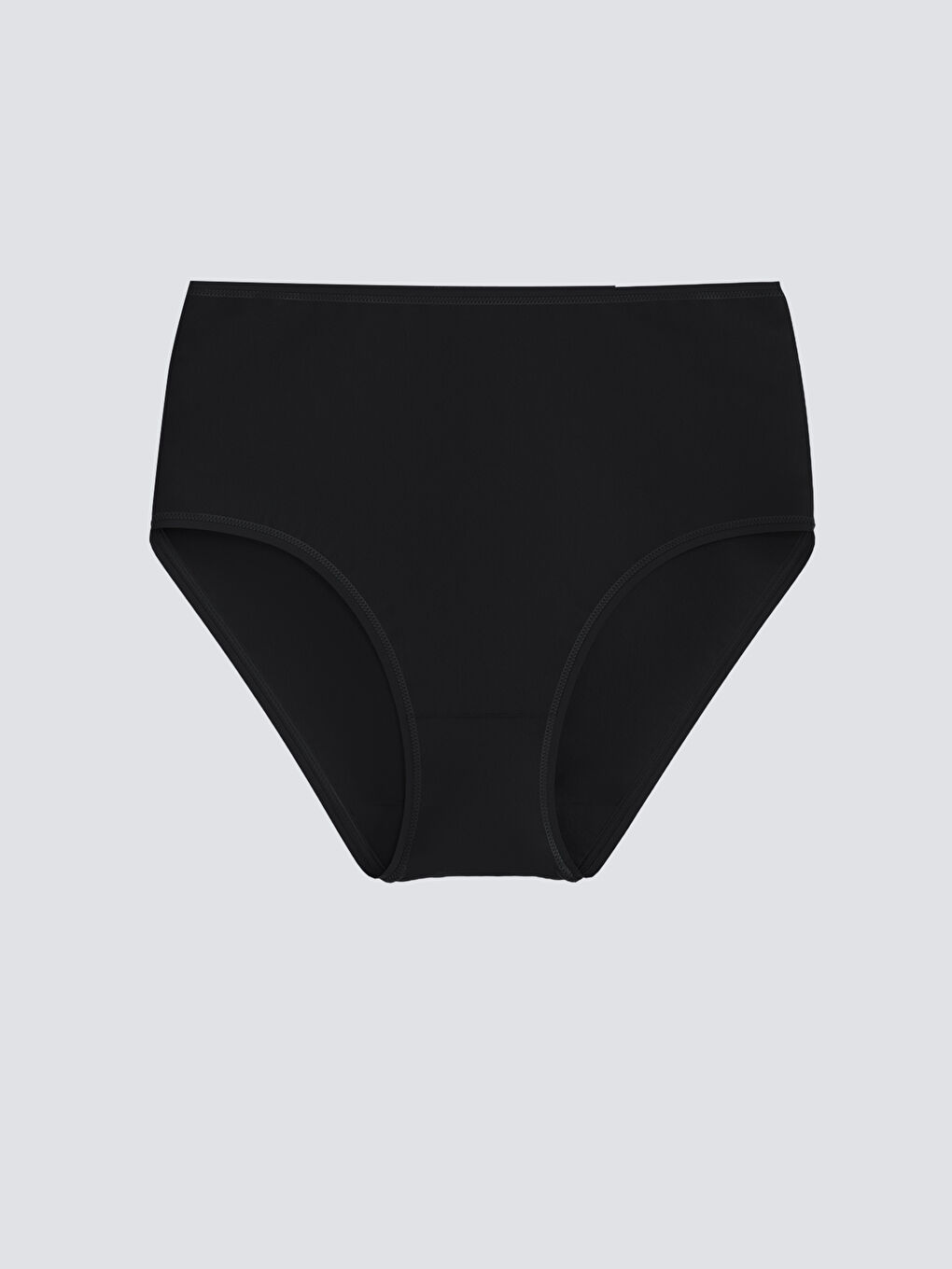 Siyah Yüksek Bel Klasik Külot