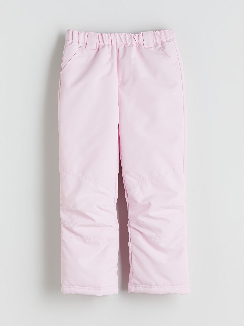Pembe Beli Lastikli Kız Çocuk Kayak Pantolonu-1