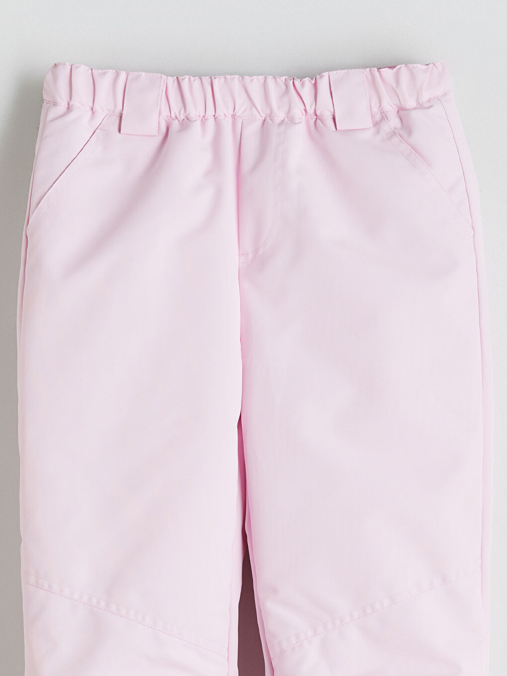 Pembe Beli Lastikli Kız Çocuk Kayak Pantolonu-2