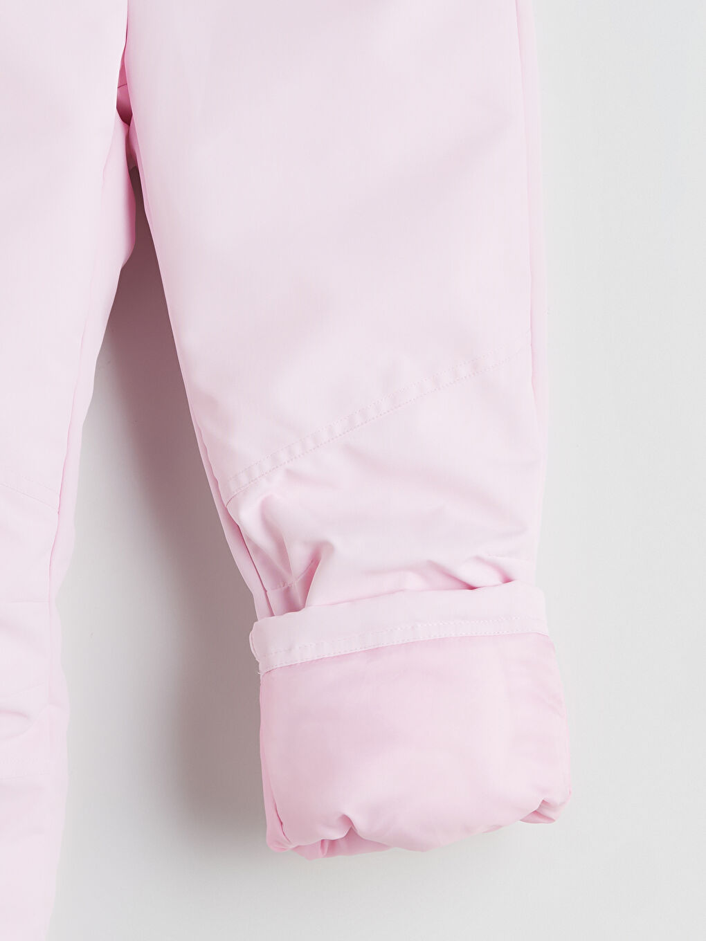 Pembe Beli Lastikli Kız Çocuk Kayak Pantolonu-3