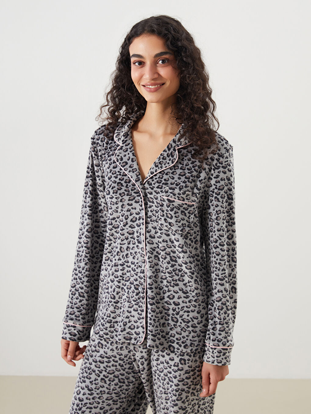 Ensemble de pyjama GRIS Femme-1
