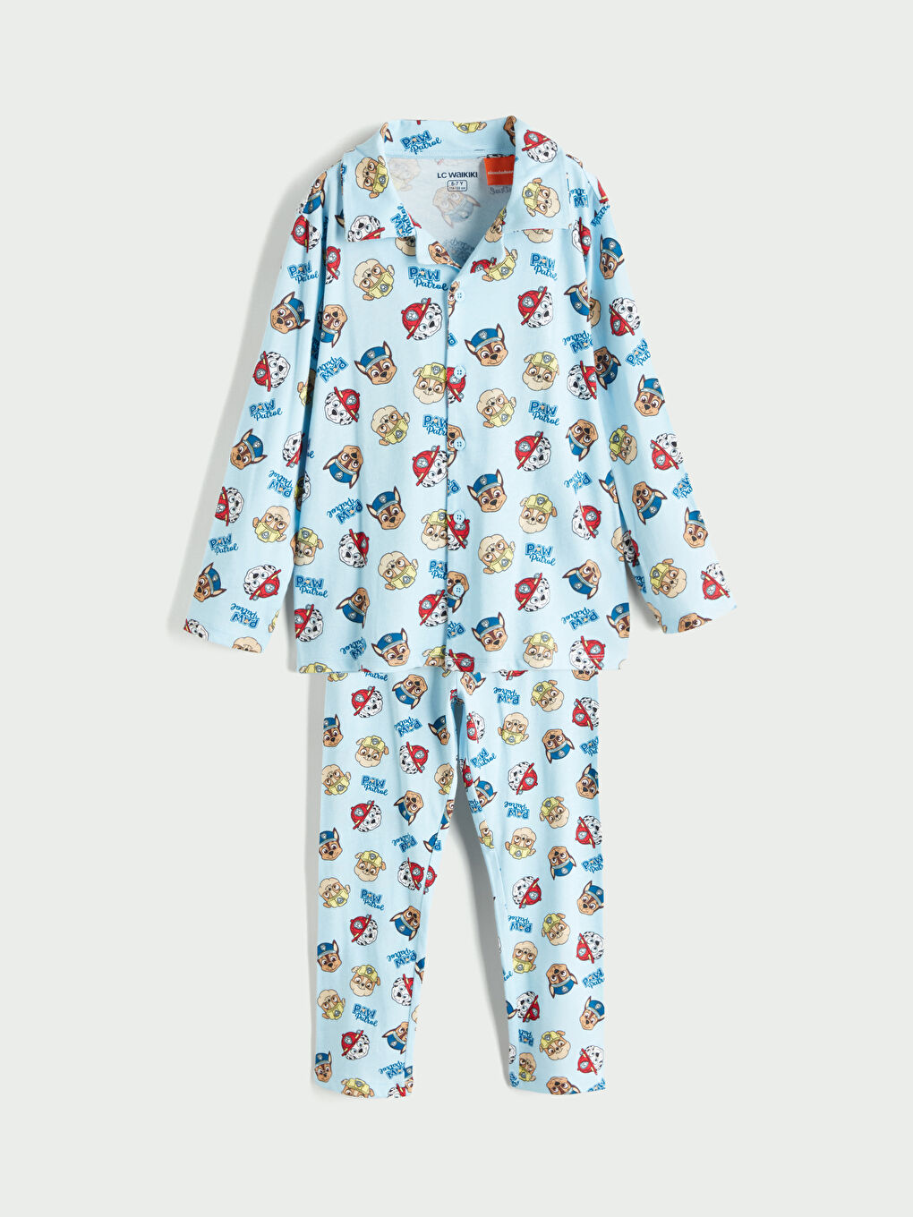 LCW Kids Paw Patrol Printed Boys' Pyjama Set -W51734Z1-LQK