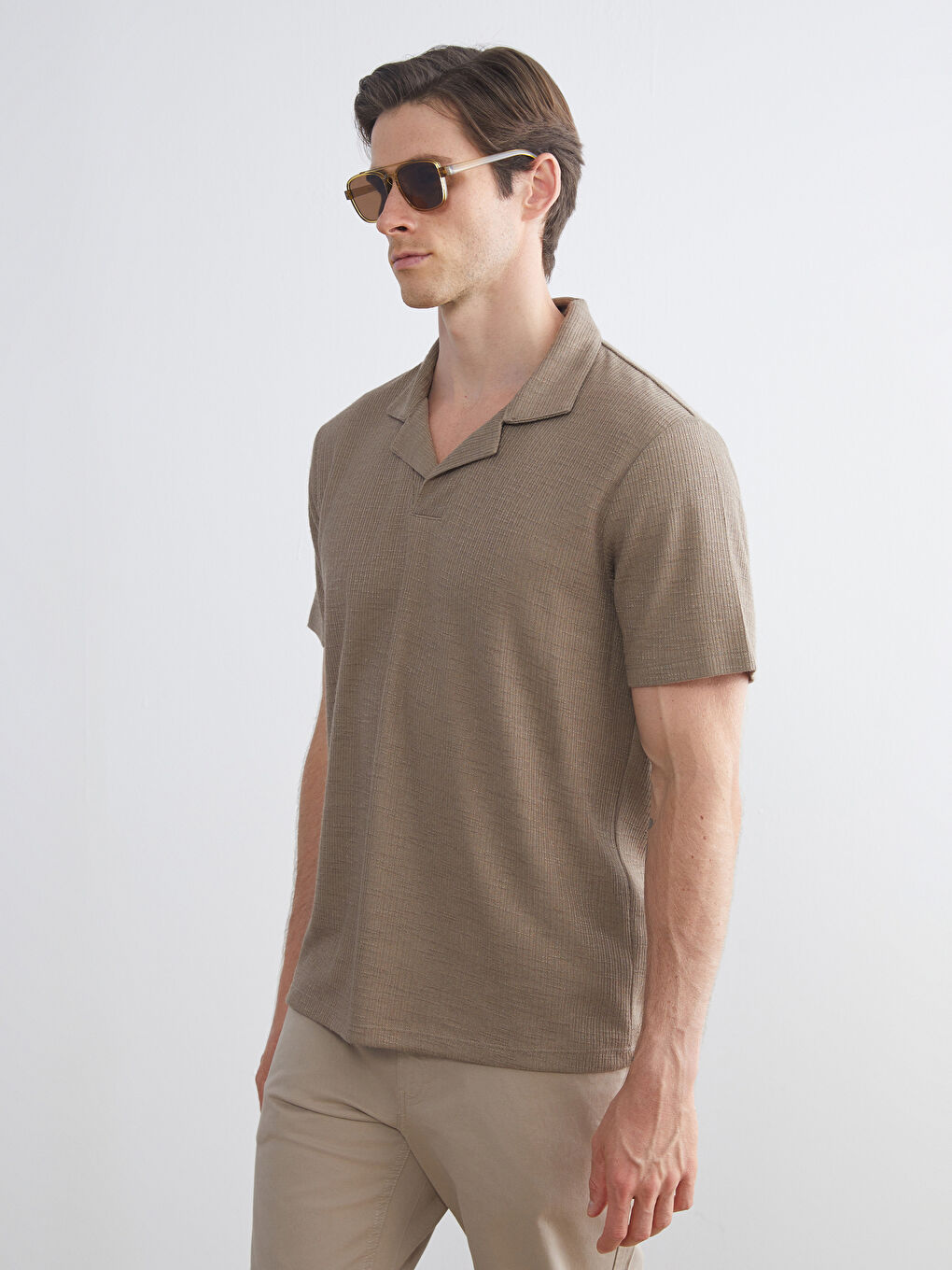 LCW Vision Men's Polo Neck T-Shirt -W51739Z8-PSD