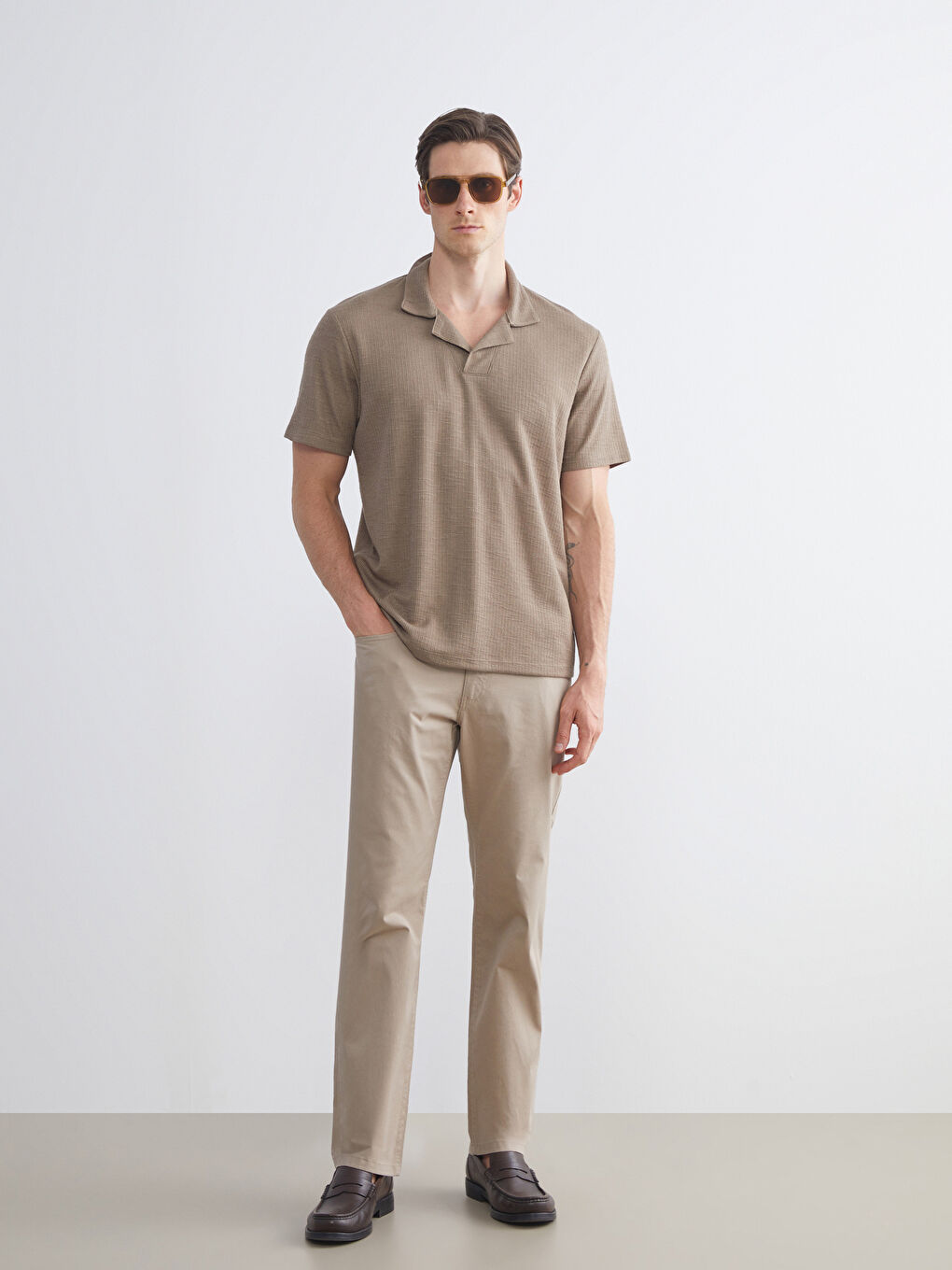 LCW Vision Men's Polo Neck T-Shirt -W51739Z8-PSD