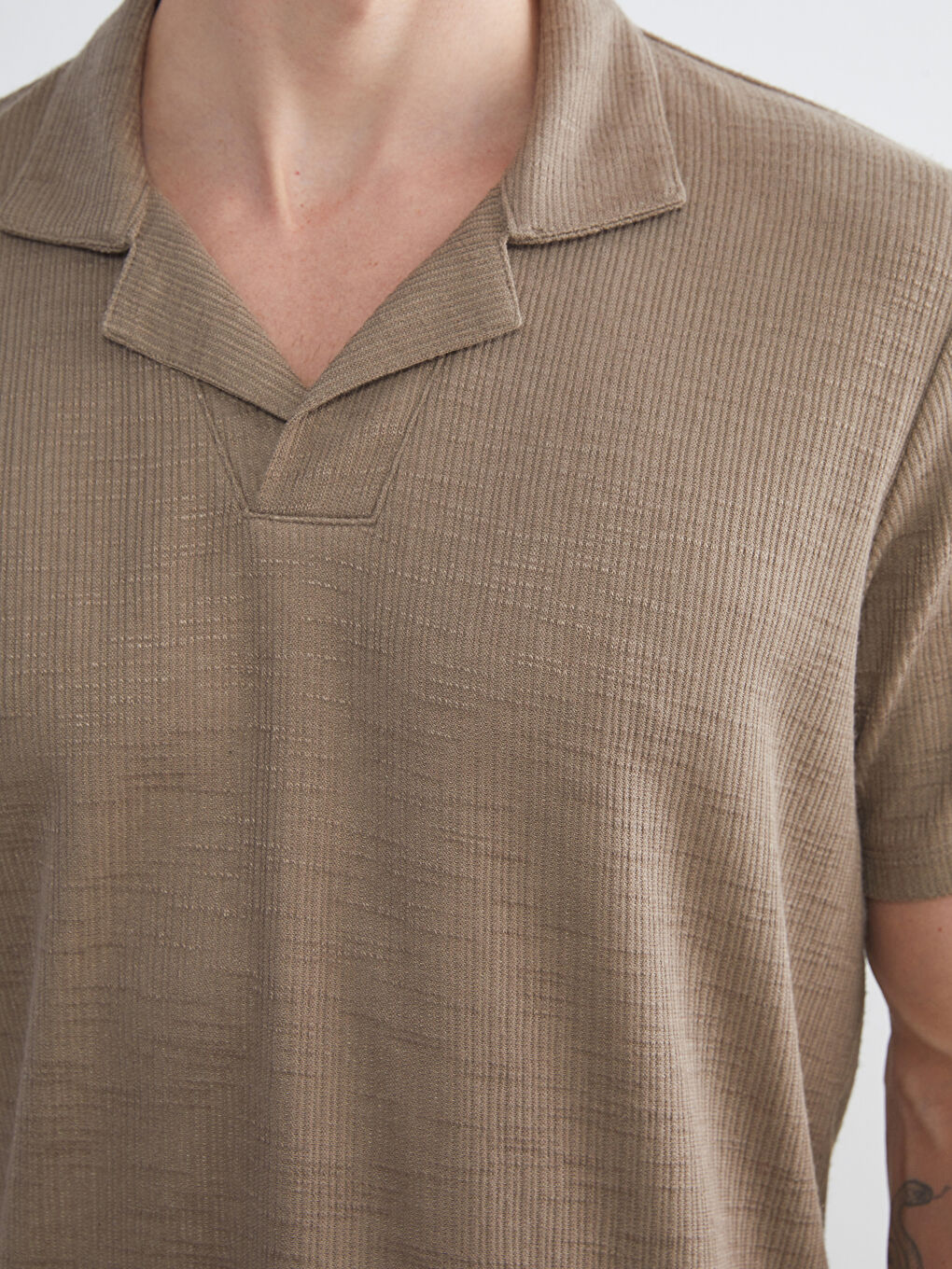 LCW Vision Men's Polo Neck T-Shirt -W51739Z8-PSD