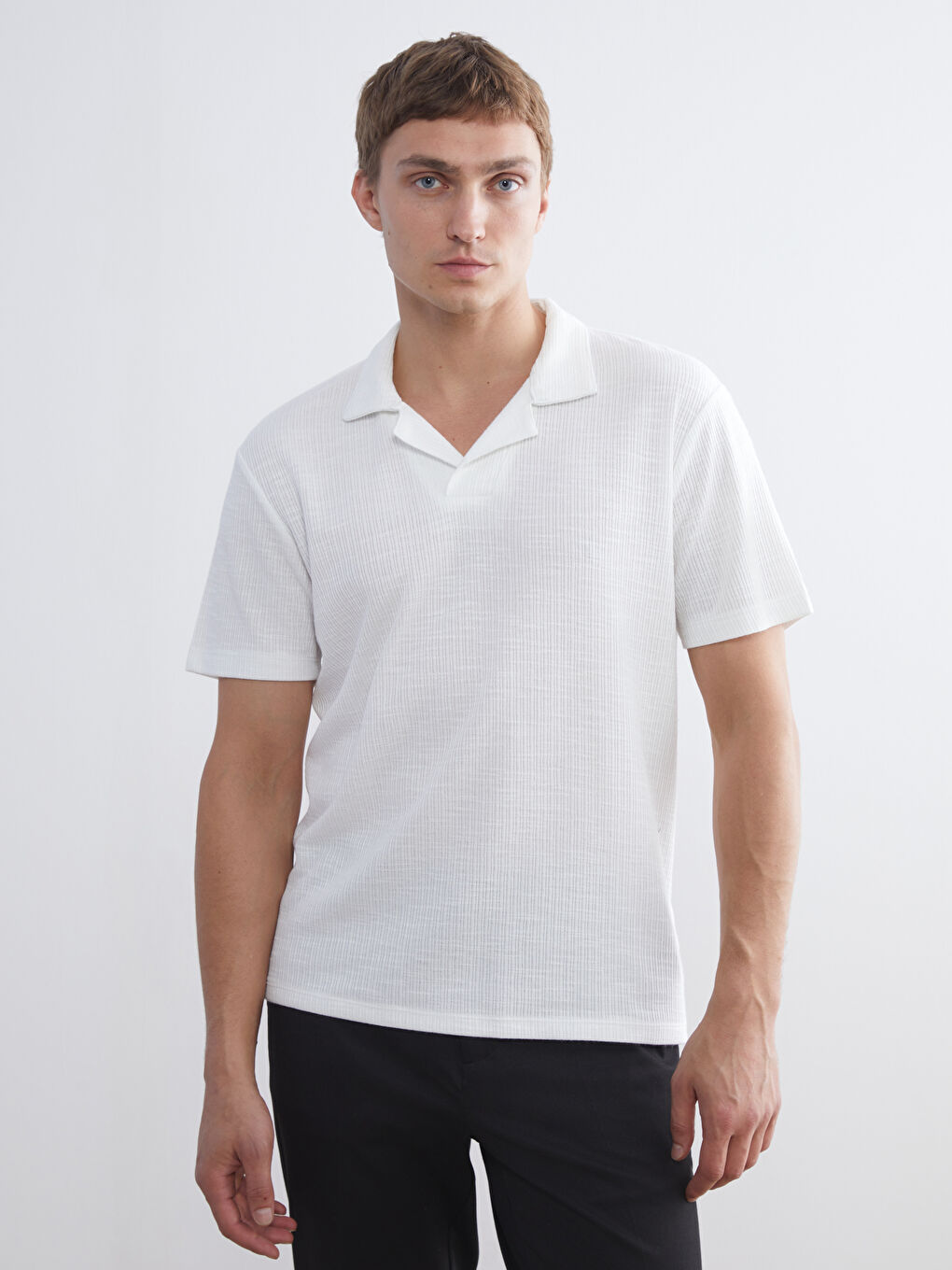 LCW Vision Men's Polo Neck T-Shirt -W51739Z8-R9J