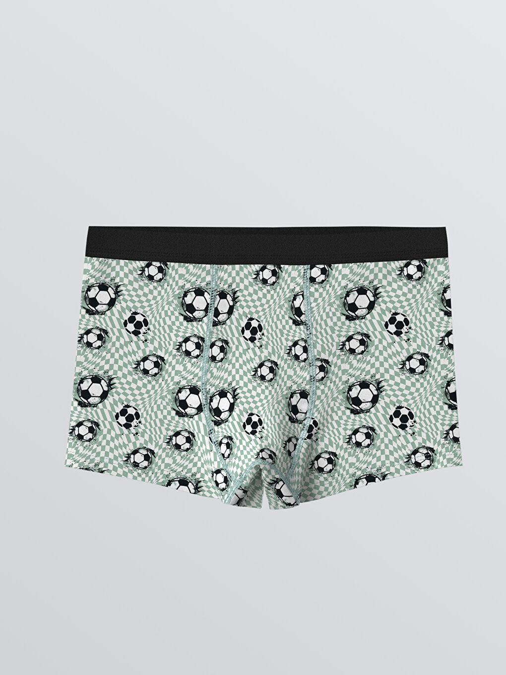 Beyaz Desenli Erkek Çocuk Boxer 3'lü-2