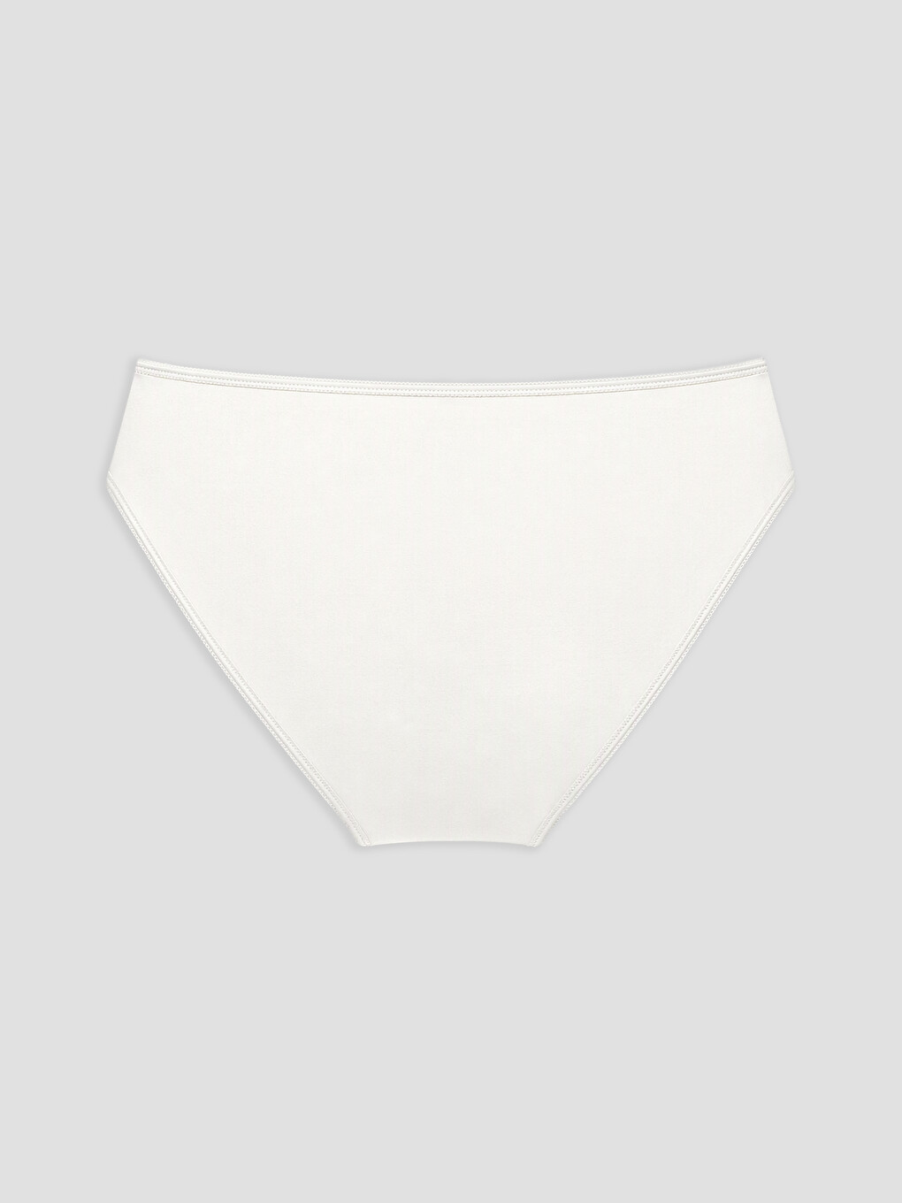 Beyaz Düz Bikini Külot-1