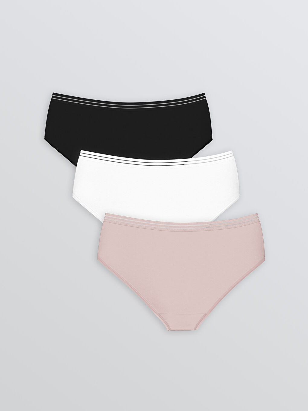 Lace Detailed Hipster Knickers 3-Pack -W51750Z8-CVL