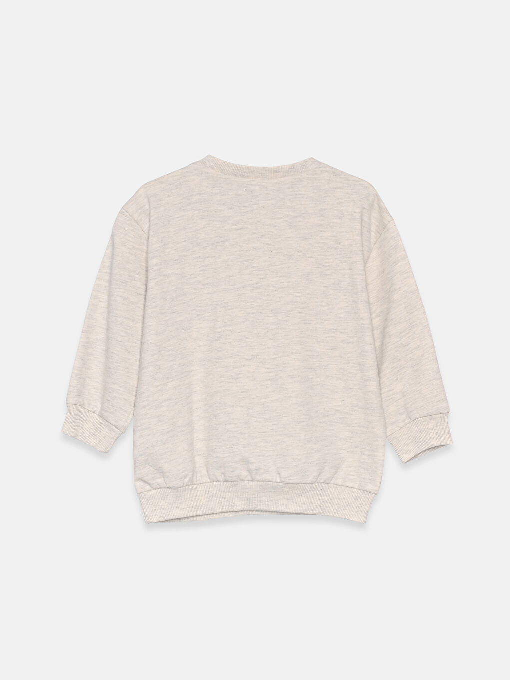 Світшот з круглим вирізом горловини з принтом для дівчаток-1