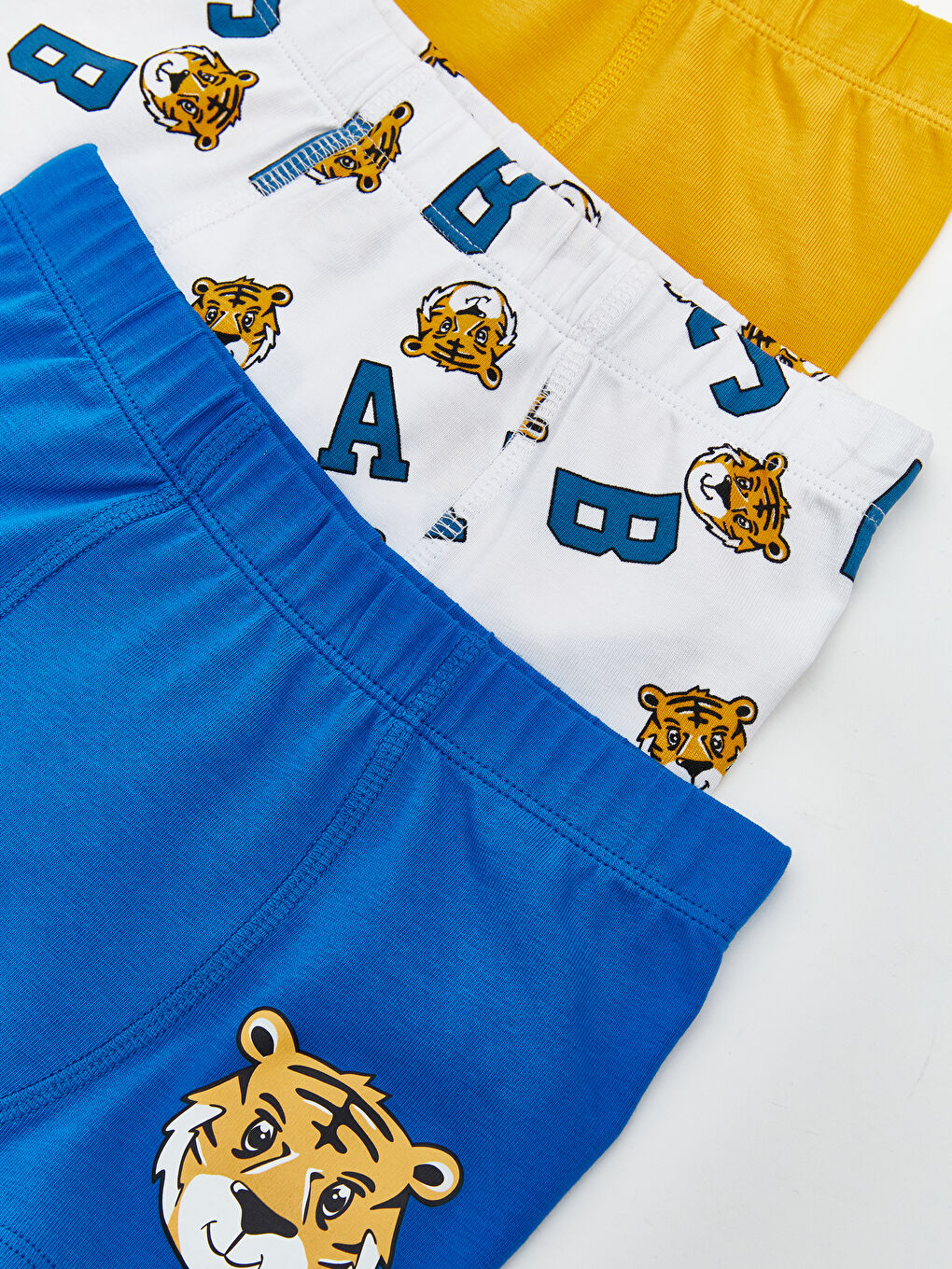 Turuncu Beli Lastikli Baskılı Erkek Çocuk Boxer-2