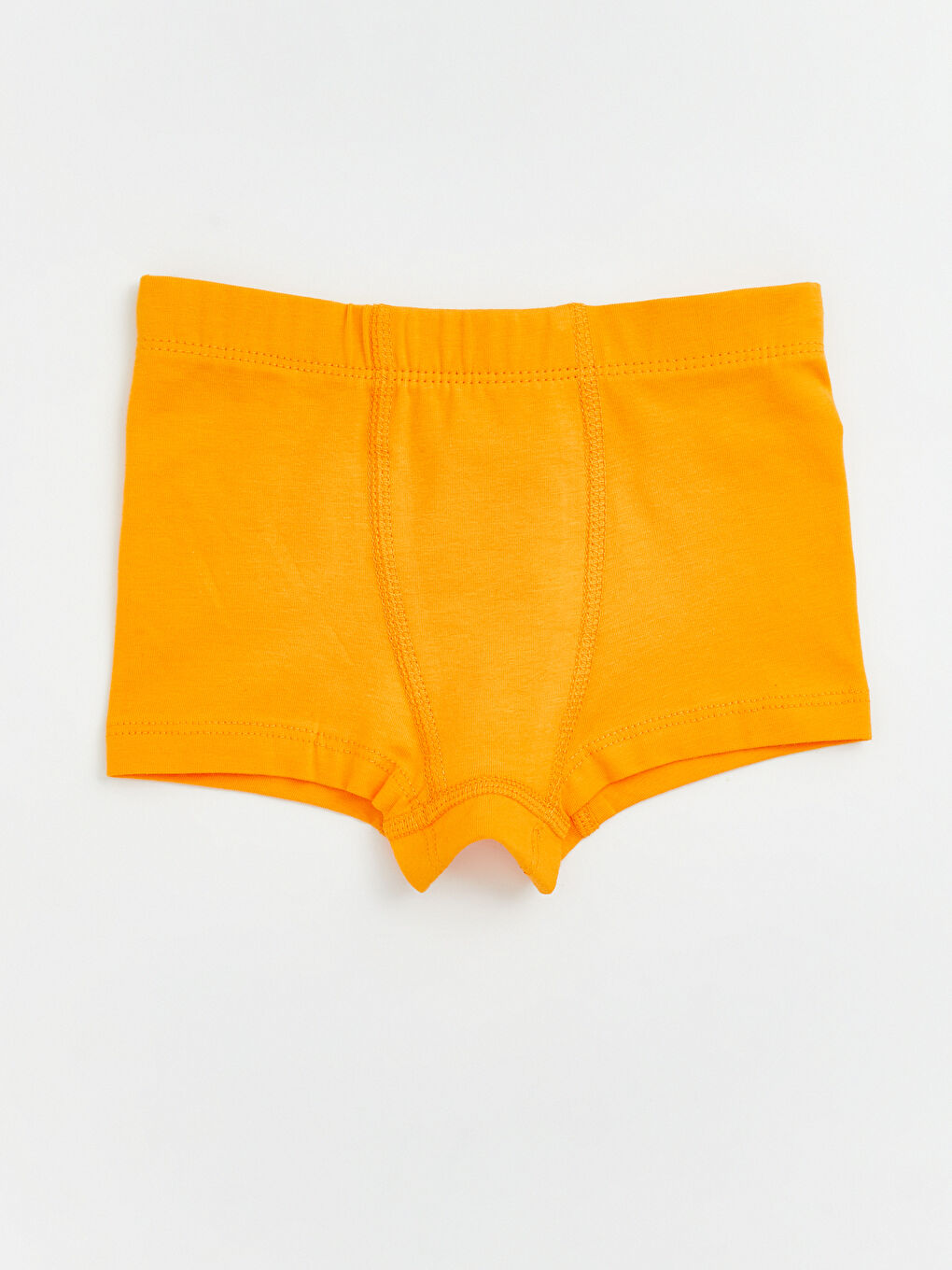 Turuncu Beli Lastikli Baskılı Erkek Çocuk Boxer