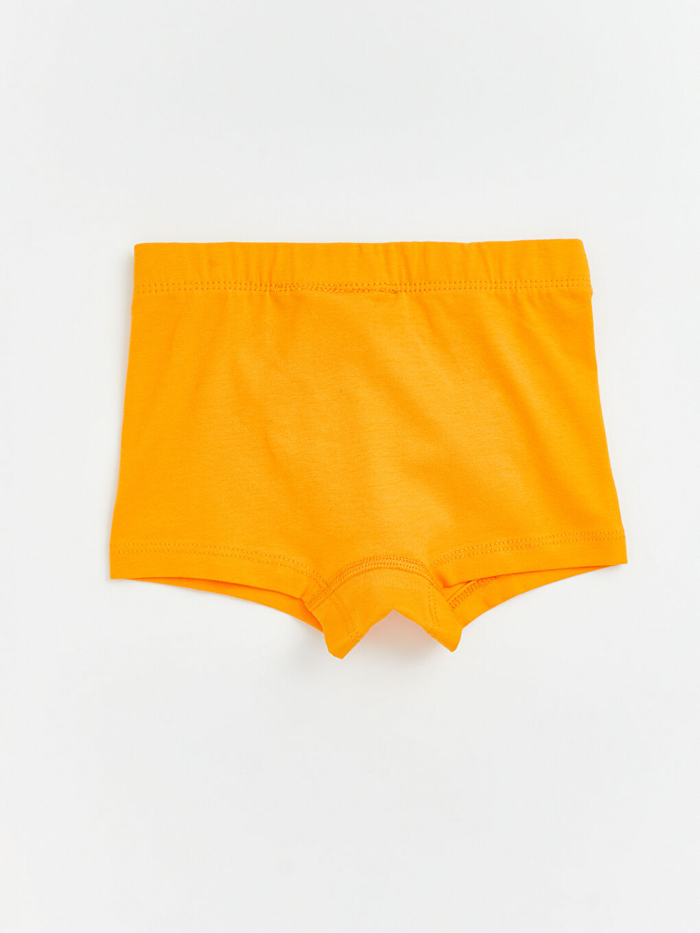 Turuncu Beli Lastikli Baskılı Erkek Çocuk Boxer-1