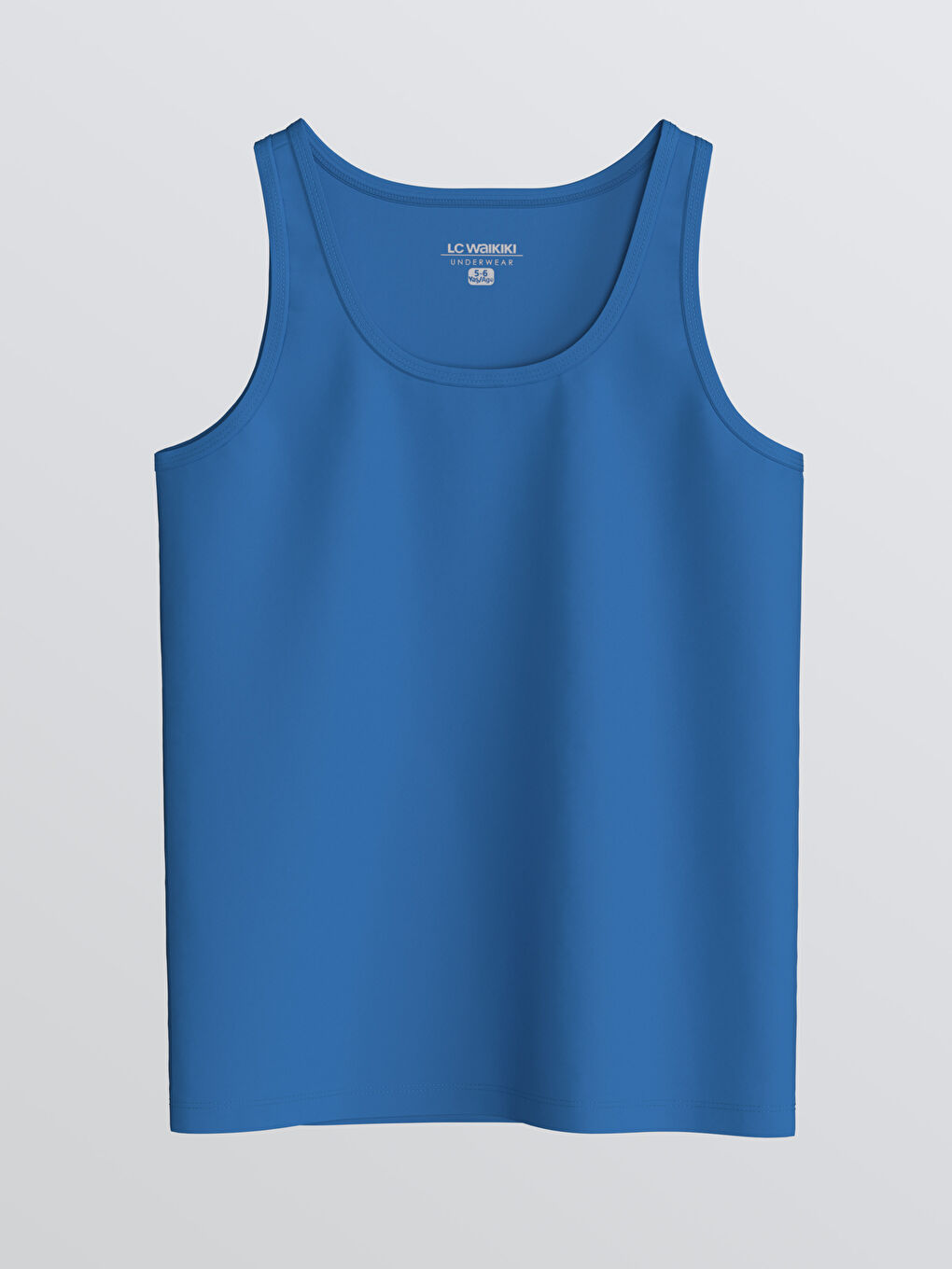 Mavi Bisiklet Yaka Erkek Çocuk Atlet