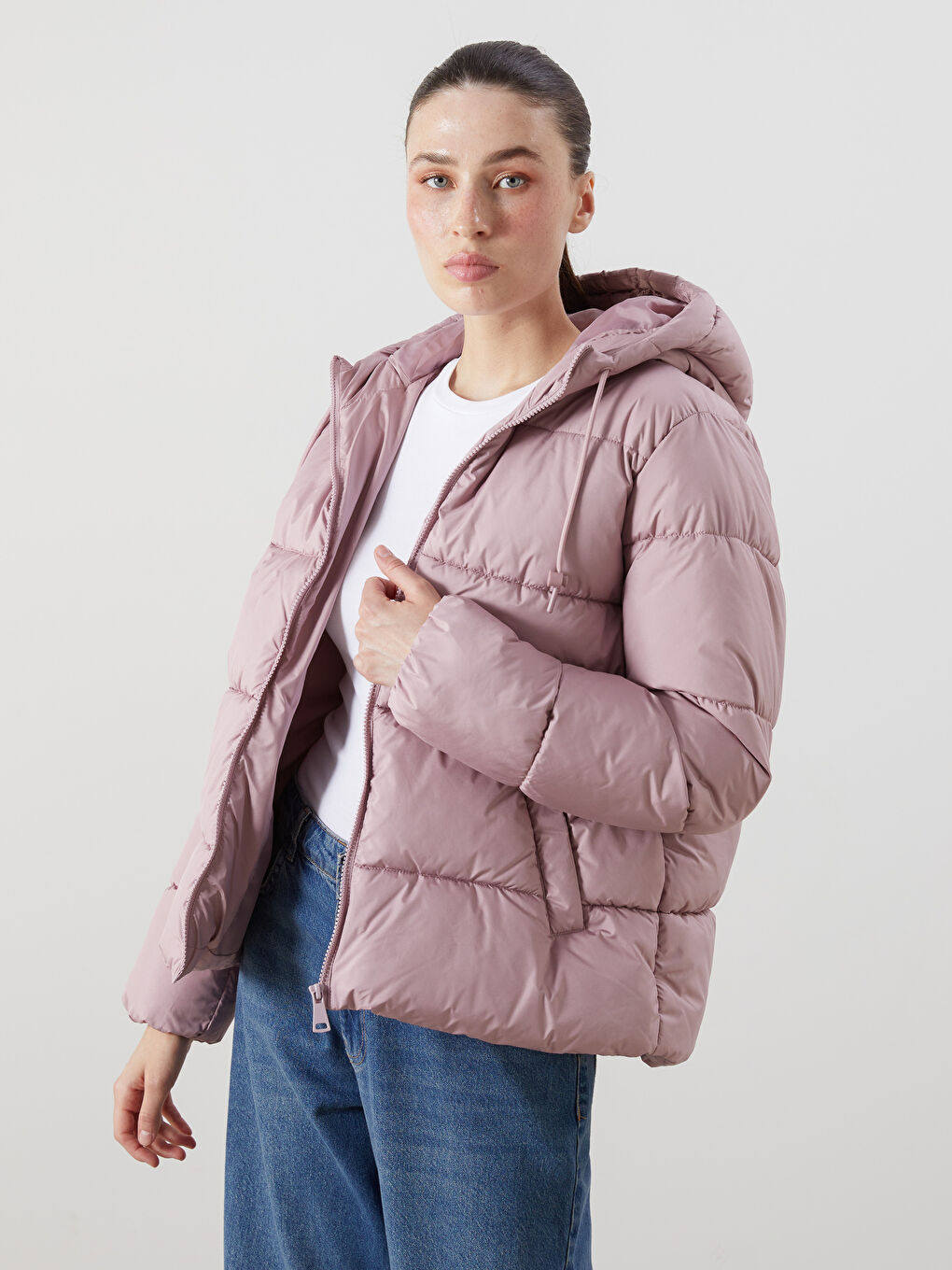 Hooded Women's Puffer Coat