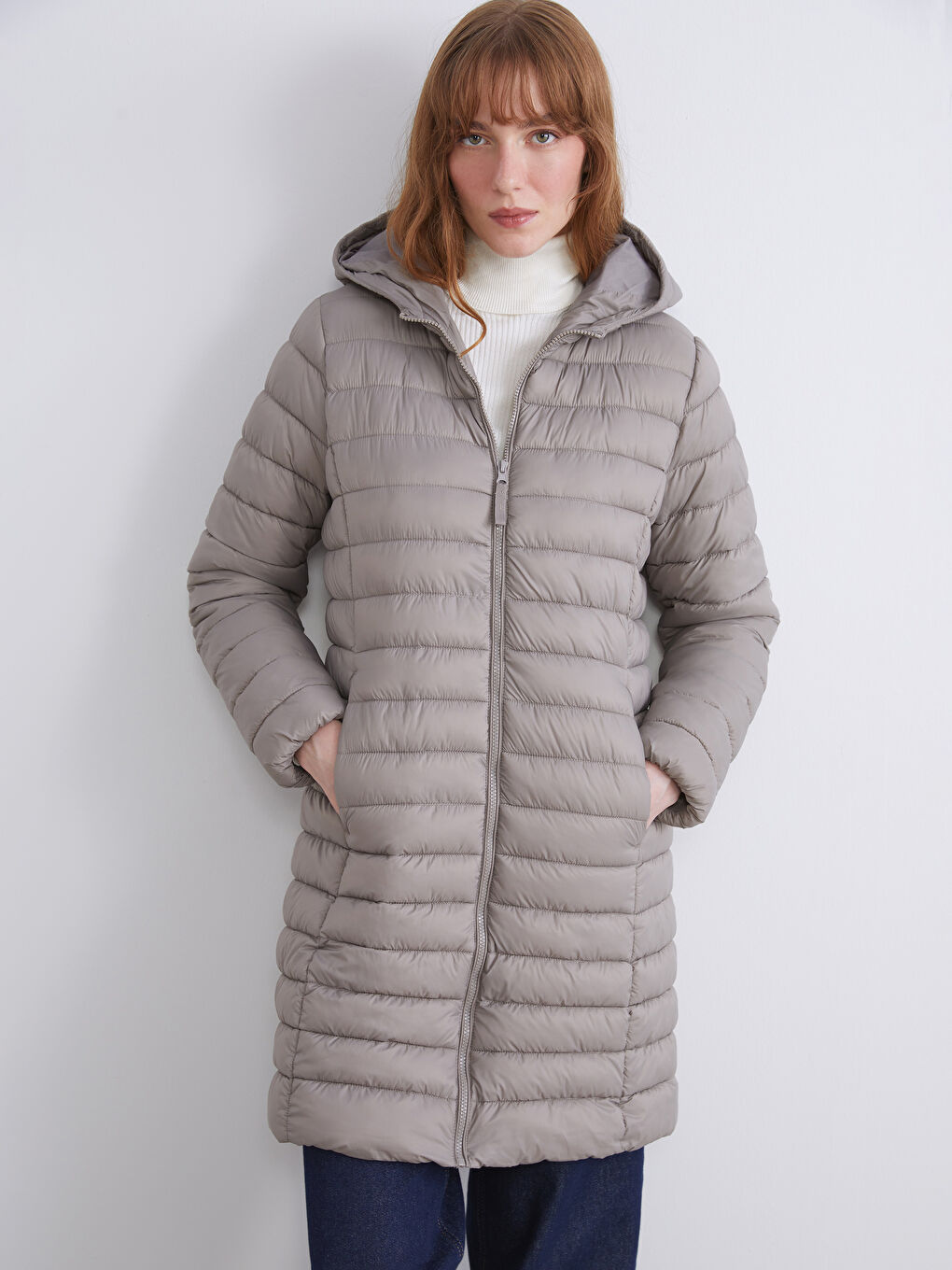 Hooded Women's Puffer Coat