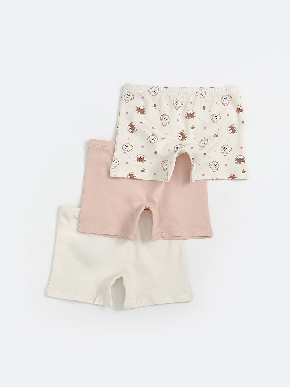 LCW Kids Girls' Boxer Trunks 3-packs -W51772Z1-LRB