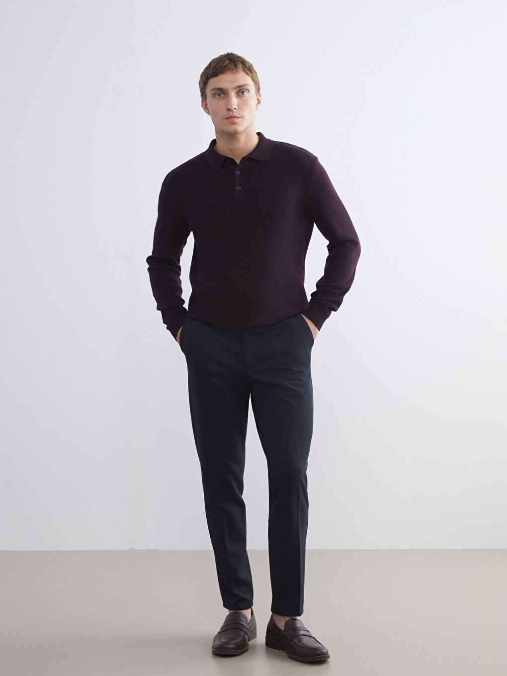 LCWAIKIKI Classic Slim Fit Men's Chino Trousers -W51785Z8-KN7