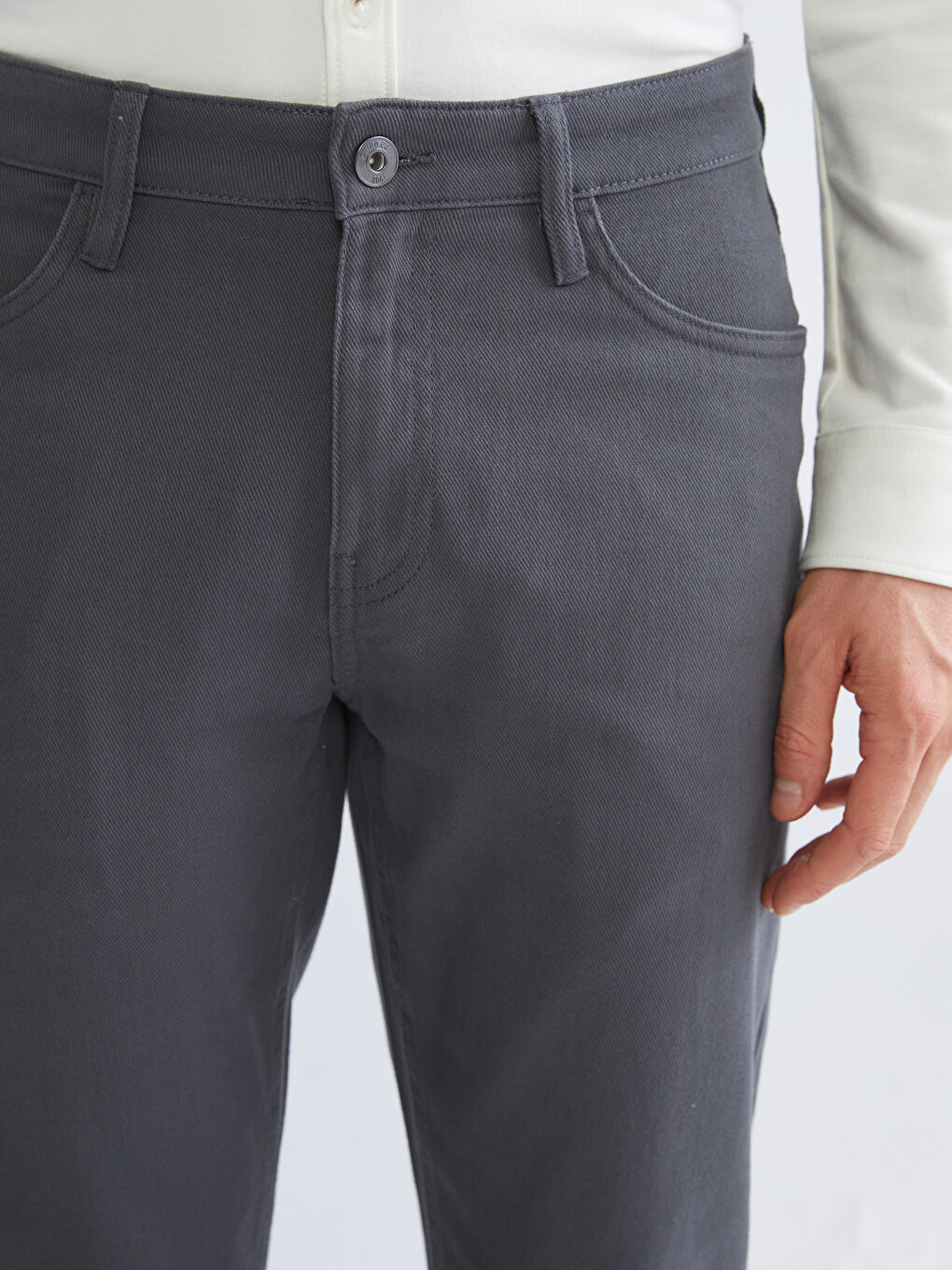 Standard Fit Men's Chino Trousers-5