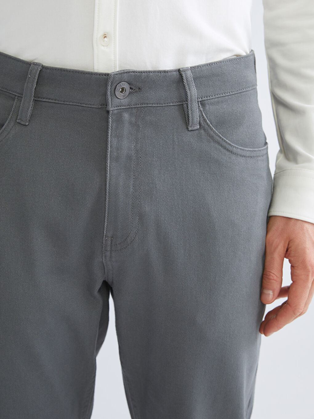Standard Fit Men's Chino Trousers-2