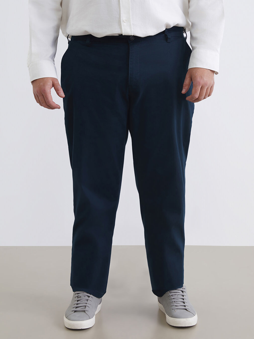 Standard Fit Gabardine Men's Chino Trousers-5