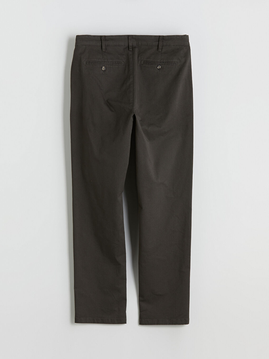 Large Size Standard Fit Gabardine Men's Chino Trousers-5