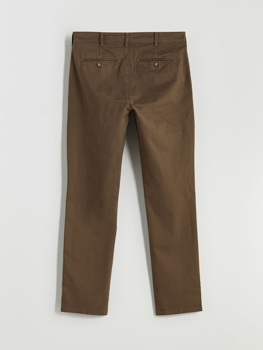 Kahverengi Standart Kalıp Gabardin Erkek Chino Pantolon-7