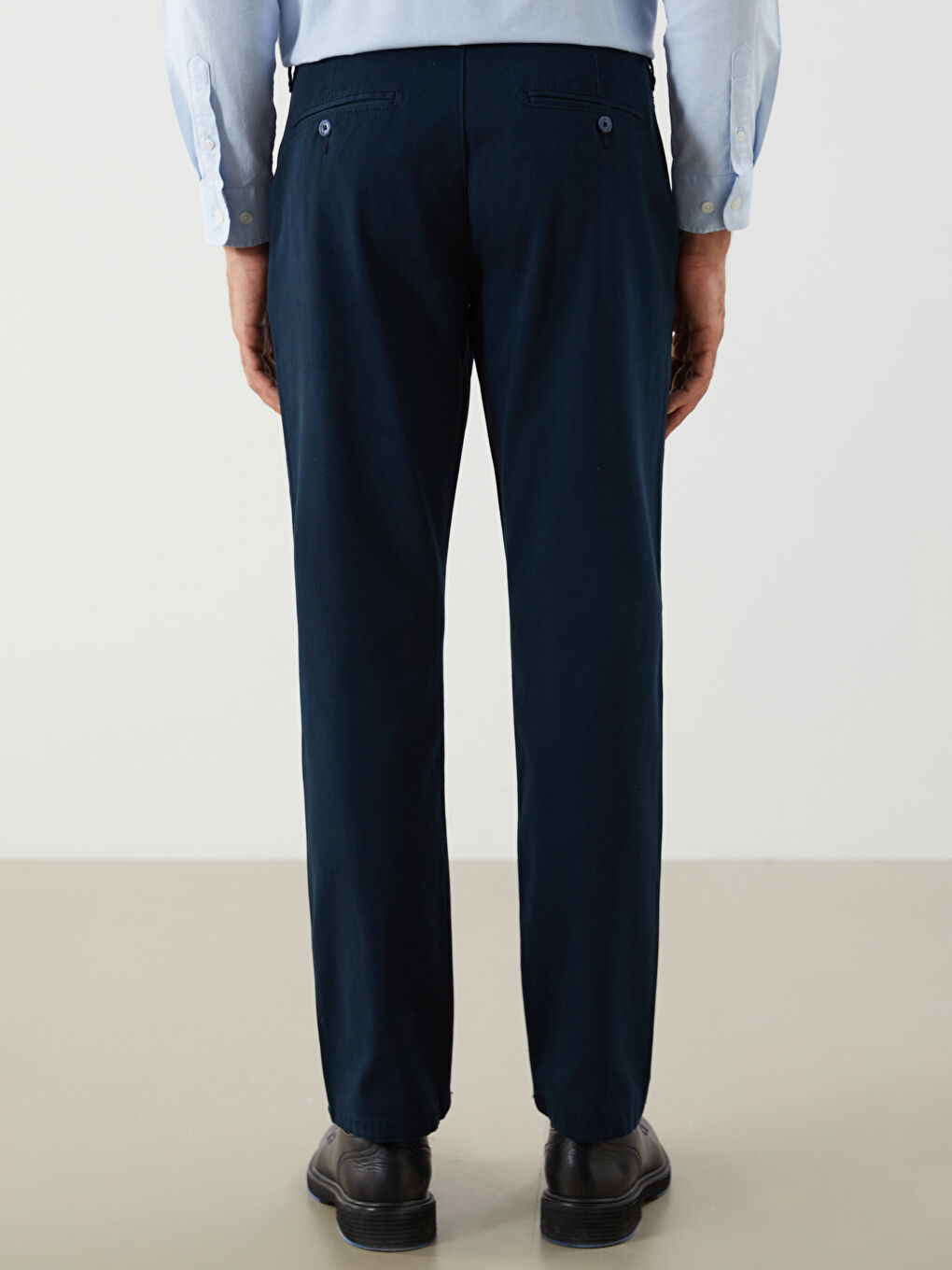 LCWAIKIKI Classic Standard Fit Gabardine Men's Chino Trousers -W51787Z8-KN7