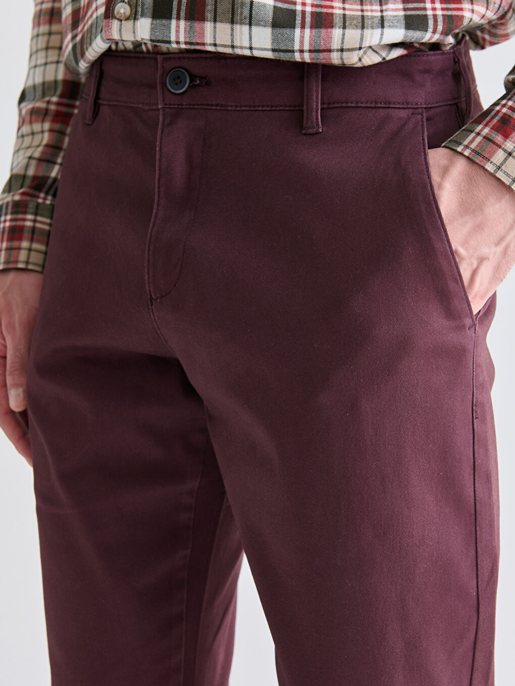 Slim Fit Men's Chino Trousers-2