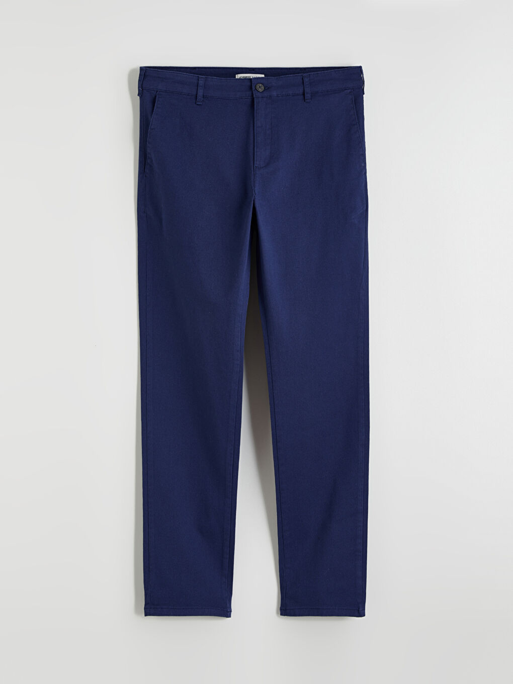 Lacivert Dar Kalıp Erkek Chino Pantolon-4