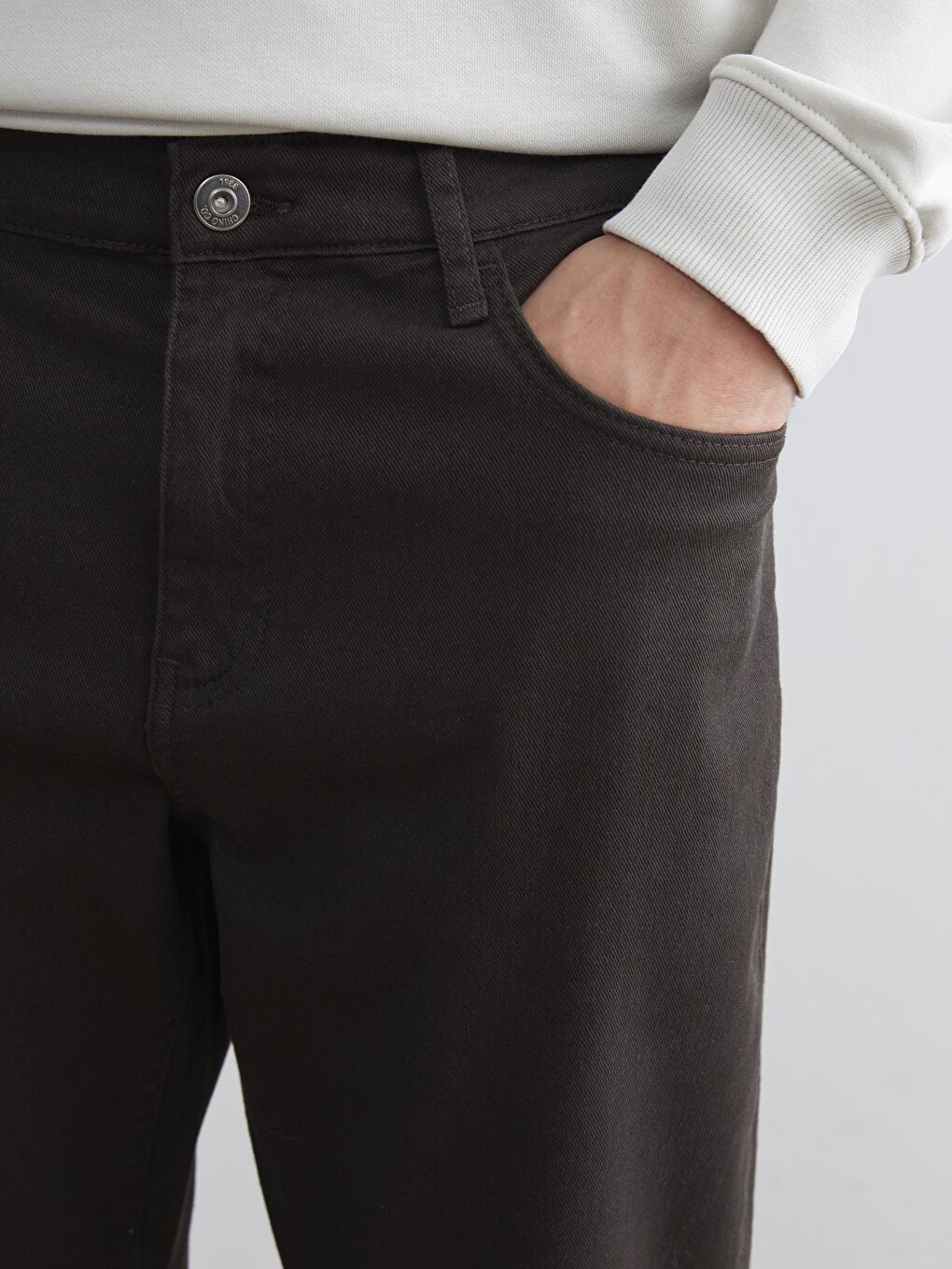 Slim Fit Men's Chino Trousers-5