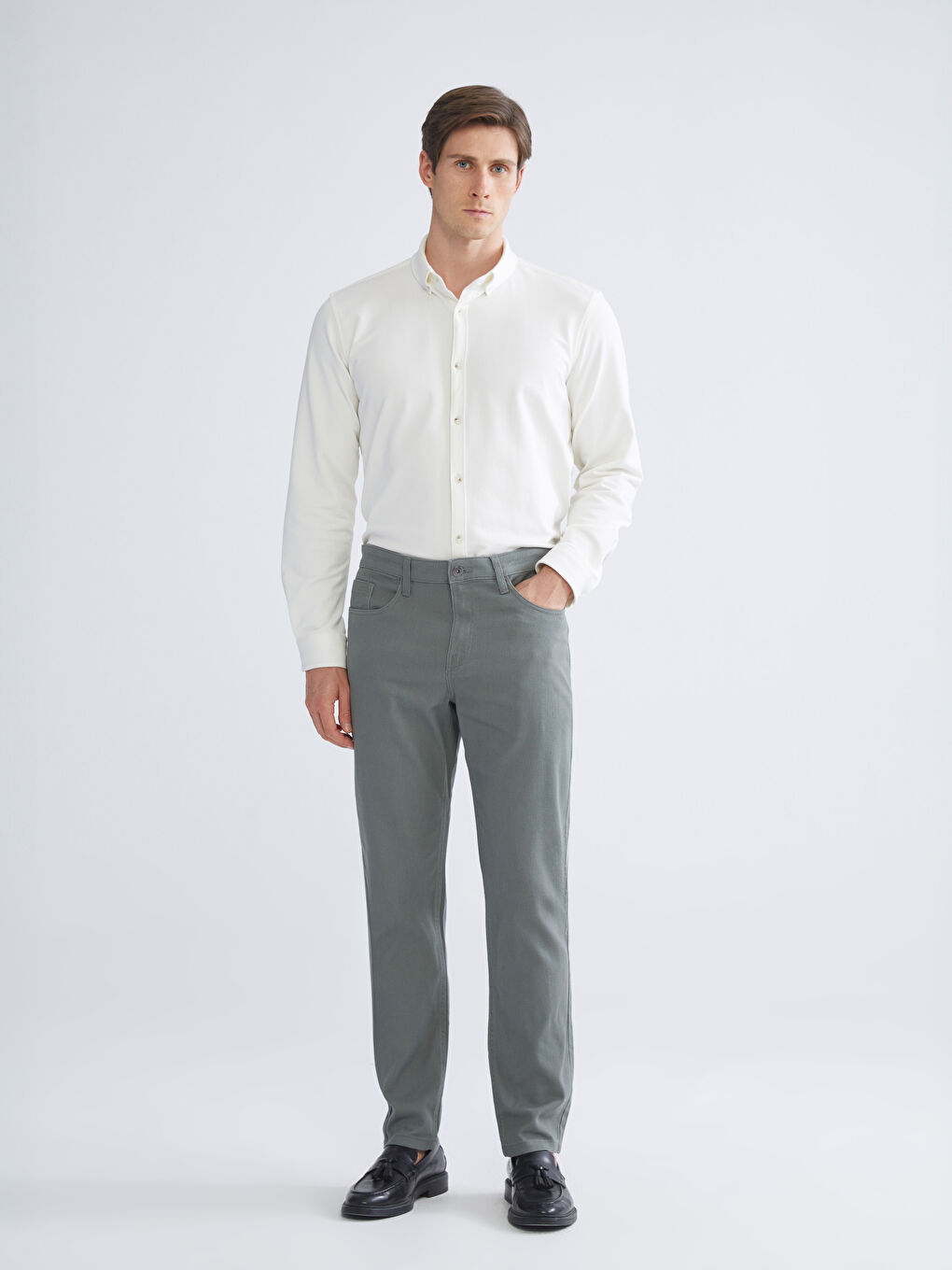 Slim Fit мъжки чино панталони