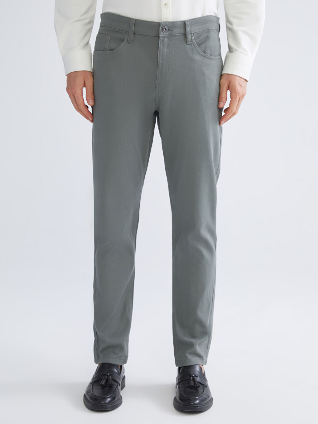 Slim Fit мъжки чино панталони-1